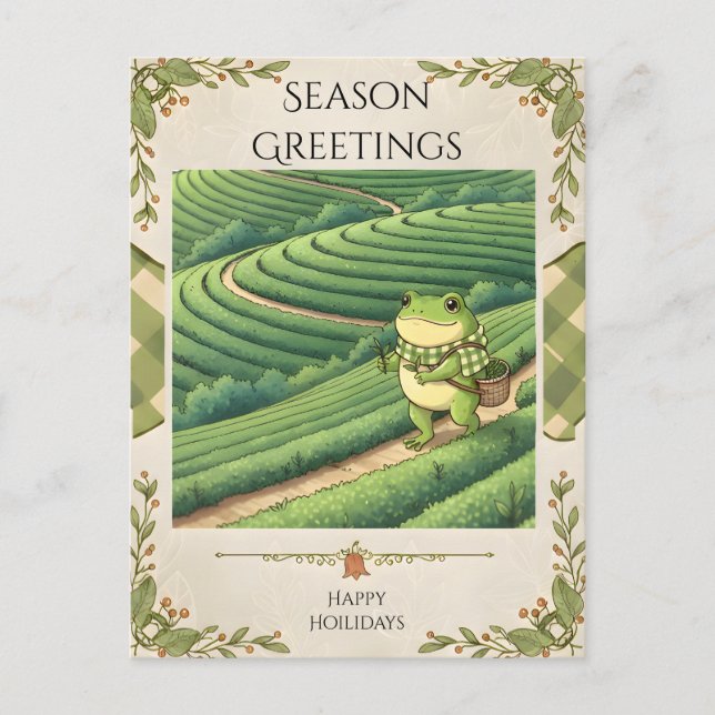 Postal Zochi en los campos de té de Boseong (Anverso)