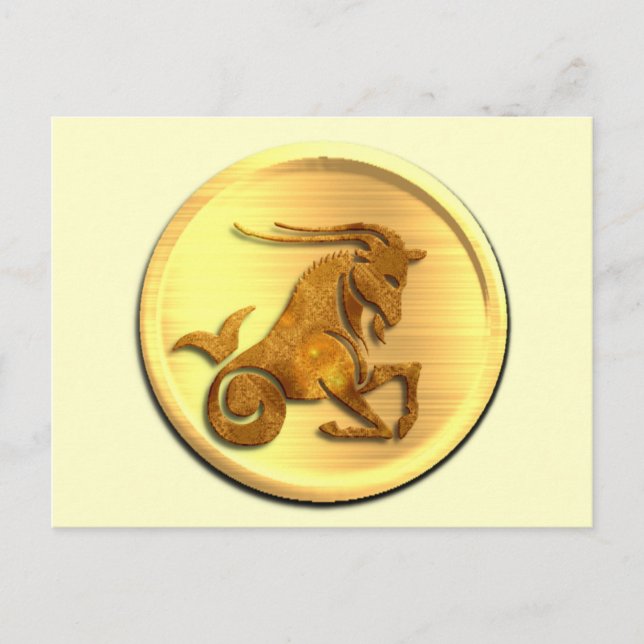 Postal Zodiac de Capricornio (Anverso)