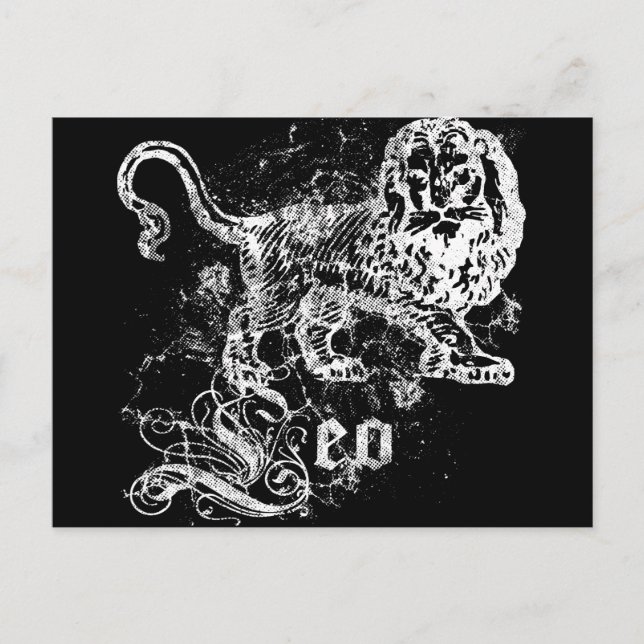 Postal Zodiac Leo (Anverso)