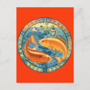 Postal Zodiac Pisces - ¡Personalizar!