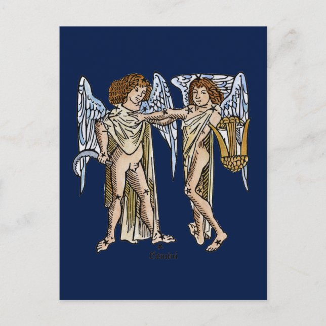 Postal Zodiaco: Gemini, 1482 (Anverso)