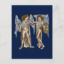 Postal Zodiaco: Gemini, 1482