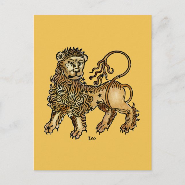 Postal Zodiaco: Leo, 1482 (Anverso)