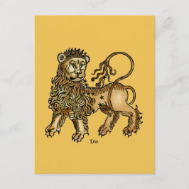 Postal Zodiaco: Leo, 1482