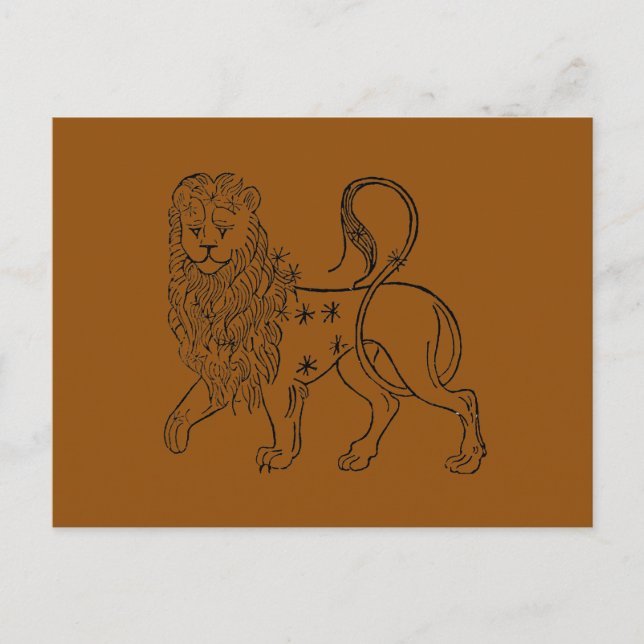 Postal Zodiaco: Leo, 1494 (Anverso)
