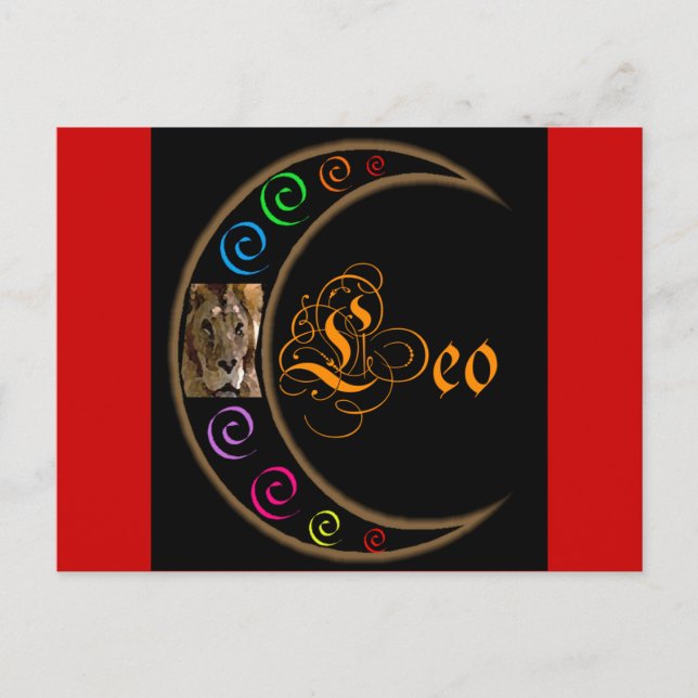 Postal Zodiacs Celestrial - Leo (Anverso)