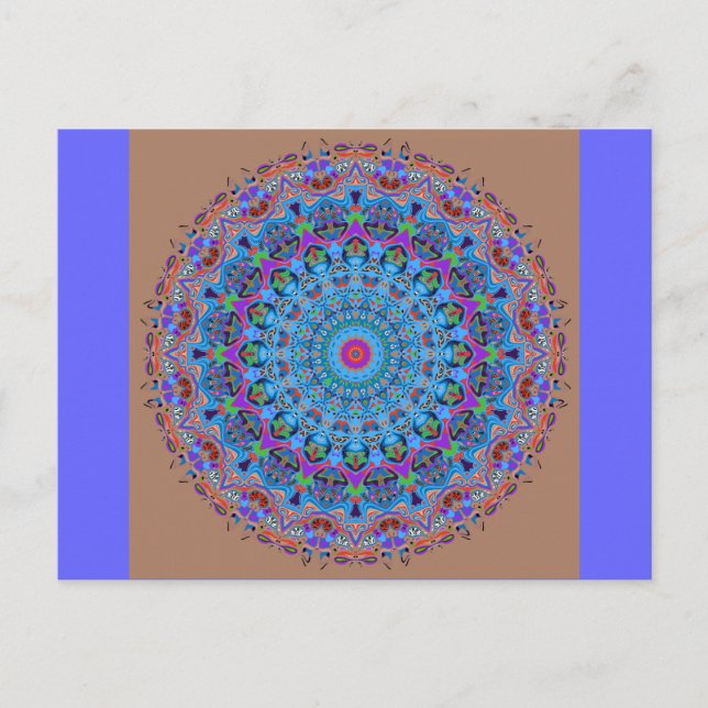 Postal Zoe Mandala Design (Anverso)