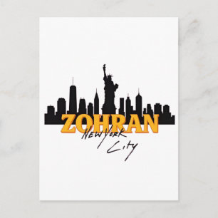 Postal Zohran Mamdani para Alcalde de NYC Demócrata