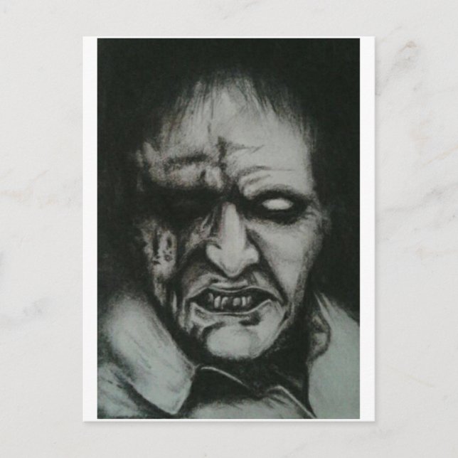 Postal zombi (Anverso)