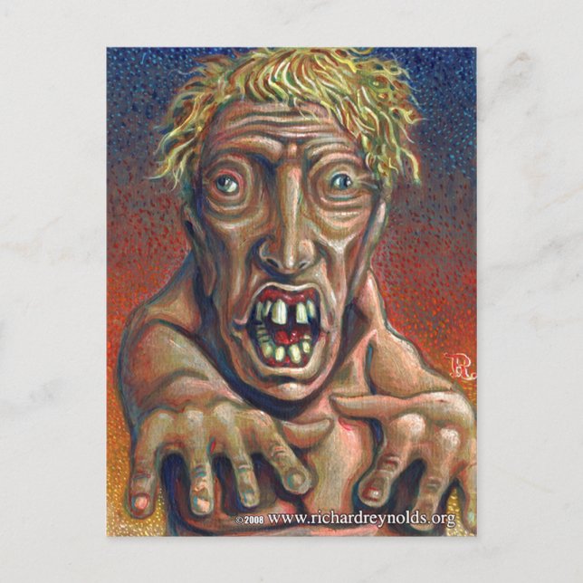 Postal zombi (Anverso)