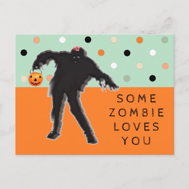 Postal Zombi Divertido (Anverso)