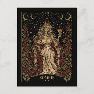 Postal Zombie, arte de Tarot Starlit