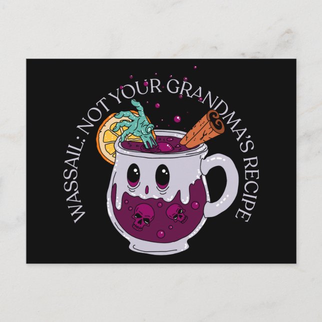 Postal Zombie Christmas Wassail (Anverso)