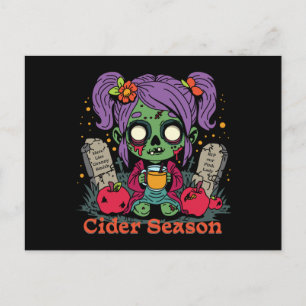 Postal Zombie de la temporada de Apple Cider