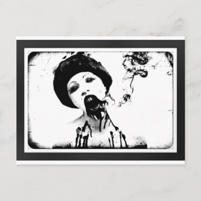 Postal Zombie de los años 60 (Anverso)