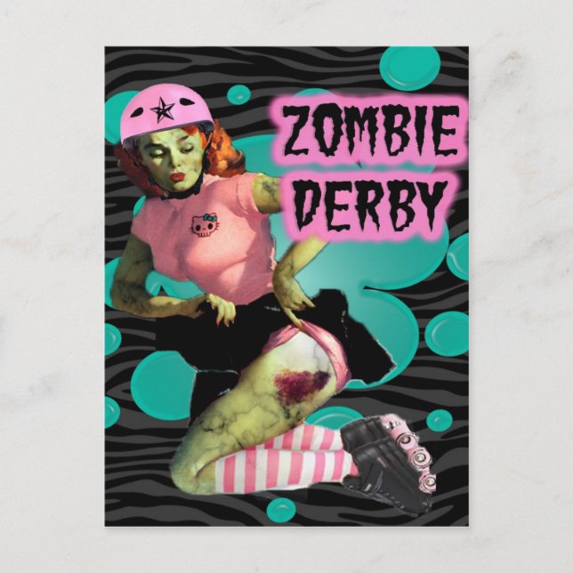 Postal Zombie Derby (Anverso)