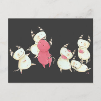 Postal Zombie Devils - Pequeños Devils caso de ipad de ar