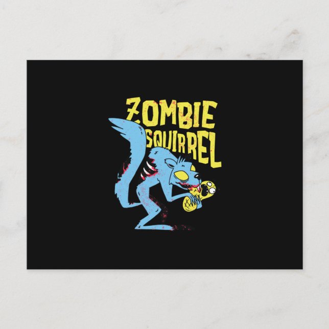 Postal Zombie Squirrel (Anverso)