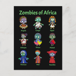 Postal Zombies de África