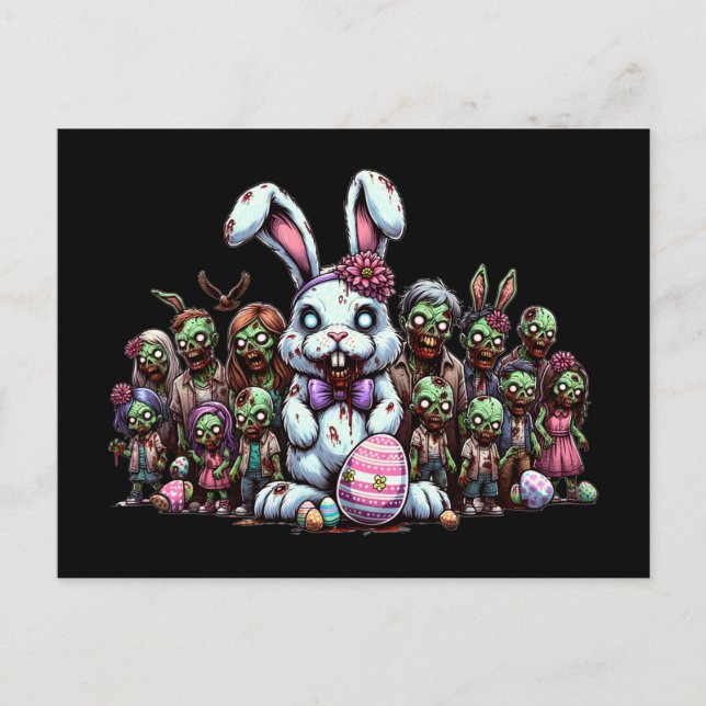 Postal Zombies de Pascua (Anverso)