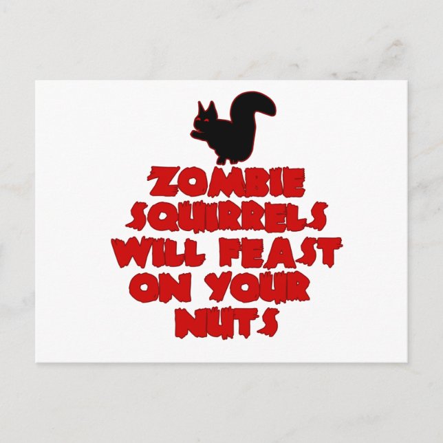 Postal ZombieSquirrelpng (Anverso)