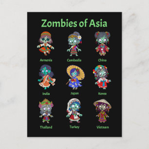 Postal Zombis de Asia