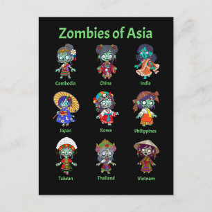 Postal Zombis de Asia