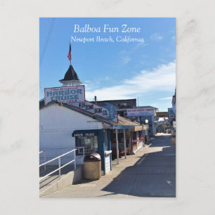 Postal Zona de diversión de Balboa, Newport Beach, Califo
