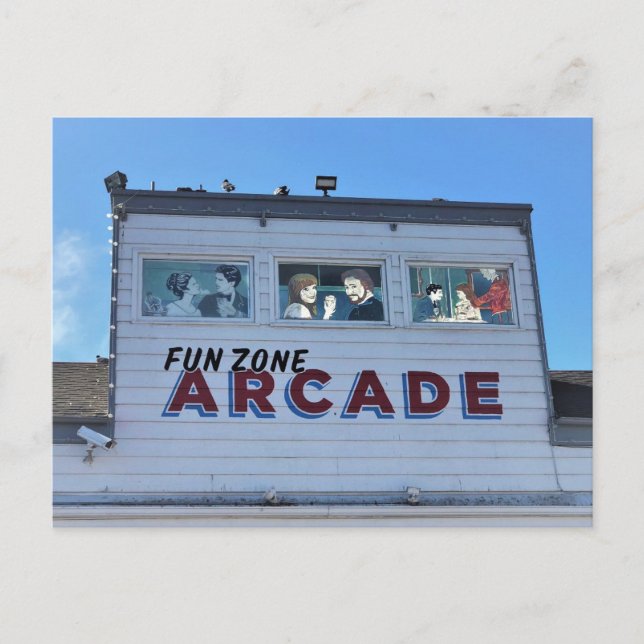 Postal Zona de diversión de Balboa, Newport Beach, Califo (Anverso)