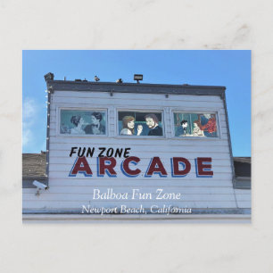 Postal Zona de diversión de Balboa, Newport Beach, Califo