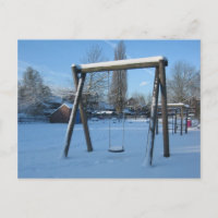 Zona de juegos en la nieve