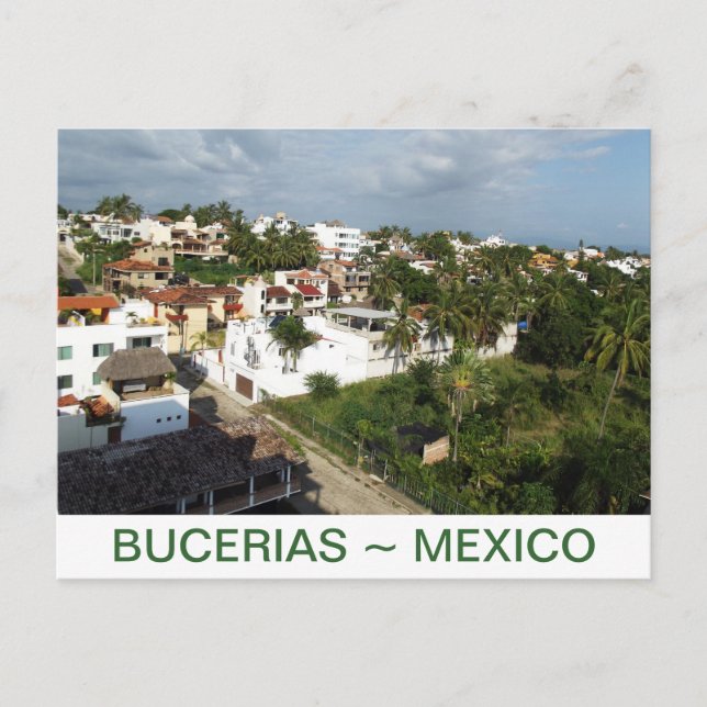 Postal Zona Dorada Bucerias México (Anverso)
