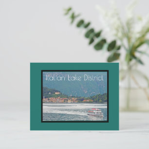 Postal Zona pintoresca del lago Como