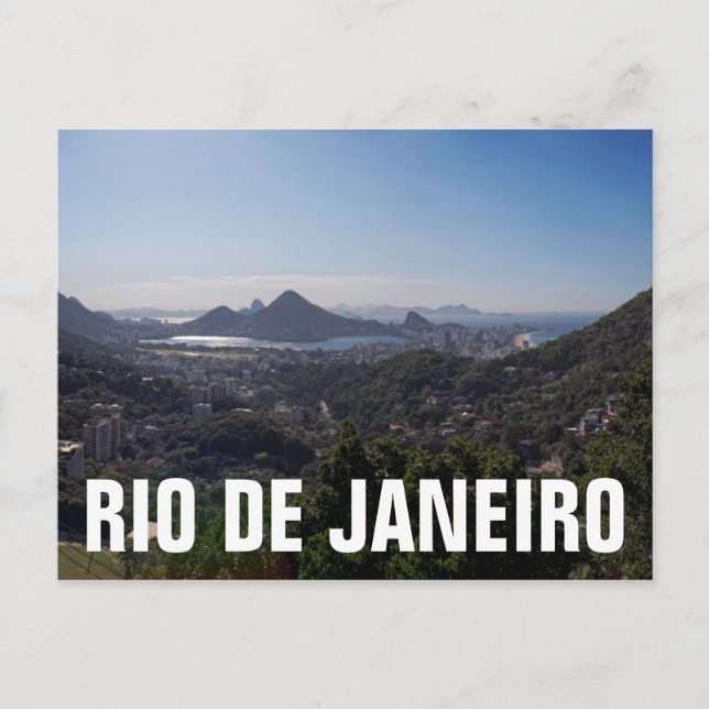 Postal Zona Sur de Río de Janeiro (Anverso)