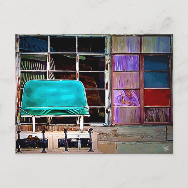 Postal Zonas de lavado de zapatos, alpino, TX (Anverso)