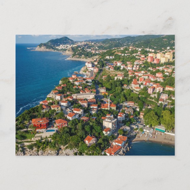 Postal Zonguldak, Aéreo, Costa Del Mar Negro De Turquía 2 (Anverso)