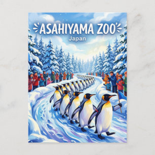 Postal Zoológico Asahiyama Japón