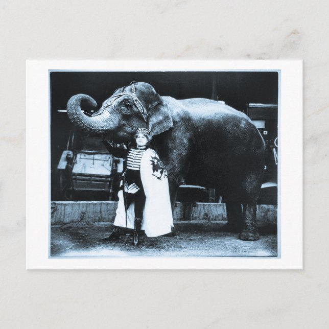 Postal Zora y Trilby 1916 (Anverso)