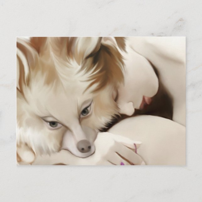 Postal zorra (Anverso)