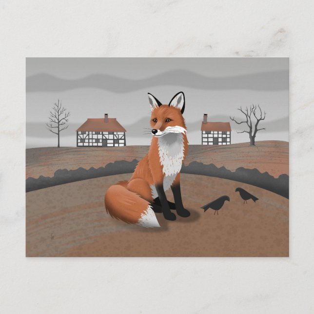 Postal Zorro (Anverso)