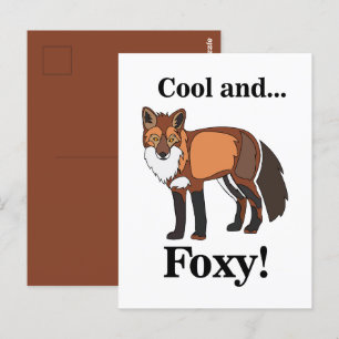 Postal Zorro Animal Salvaje Astuto