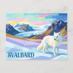 Postal Zorro Ártico de Svalbard Noruega
