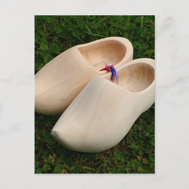 Postal zuecos de madera holandeses (Anverso)