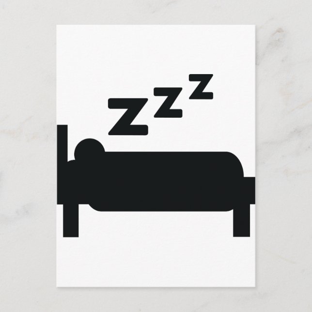 Postal zumbido dormido (Anverso)