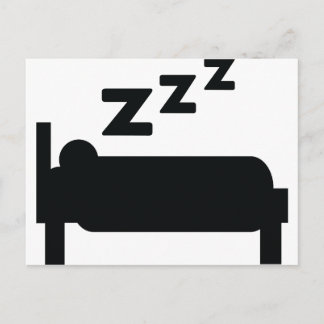 Postal zumbido dormido