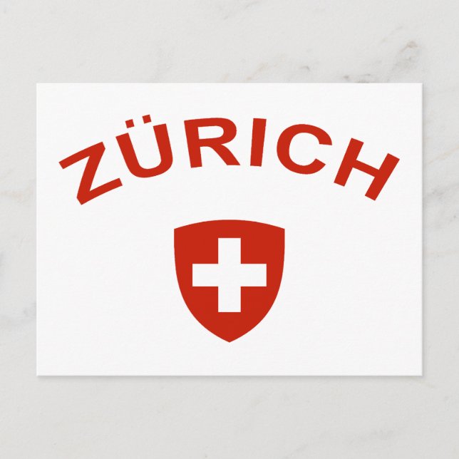 Postal Zúrich (Anverso)