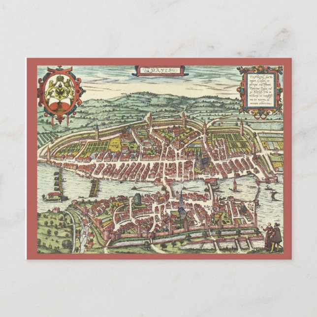 Postal Zúrich en el siglo XVI (Anverso)