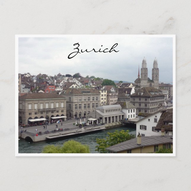 Postal zurich limmat (Anverso)