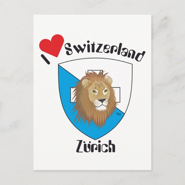 Postal Zürich Schweiz Postkarte (Anverso)