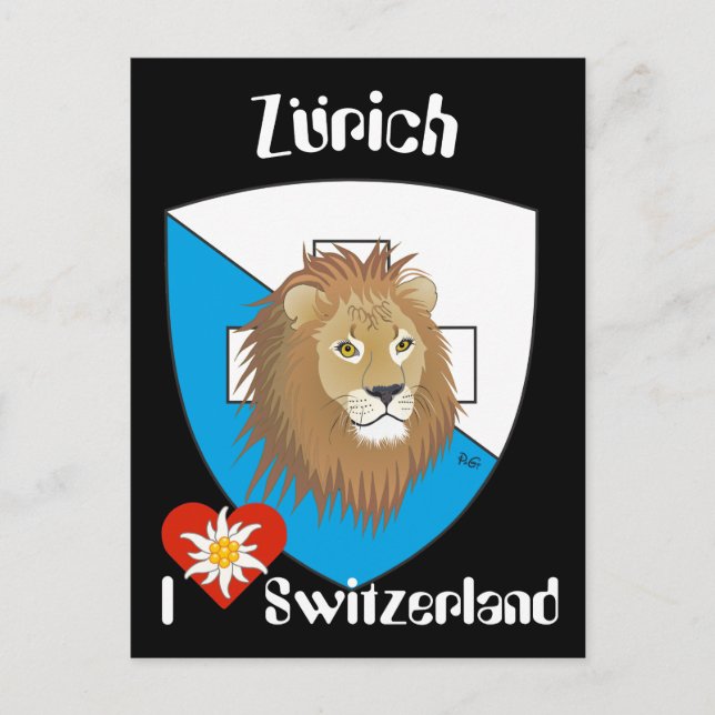 Postal Zürich Schweiz Suiza Postkarte (Anverso)